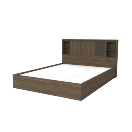 ชุดห้องนอน + ที่นอนสปริง 5 ฟุต WISDOM DESIGN FURNITURE รุ่น VIDA2 สีมอคค่า/ซิลค์_2