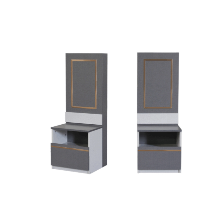 ชุดห้องนอน + ที่นอน PVC 6 ฟุต WISDOM DESIGN FURNITURE รุ่น BRAELYN 5 สียีนส์/กราไฟท์_2