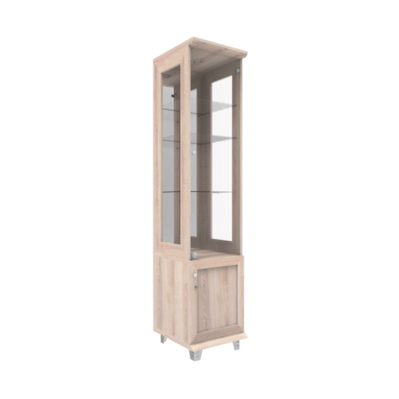 ตู้โชว์กระจก WISDOM DESIGN FURNITURE รุ่น CB-003 40 ซม. สีโซลิค_2