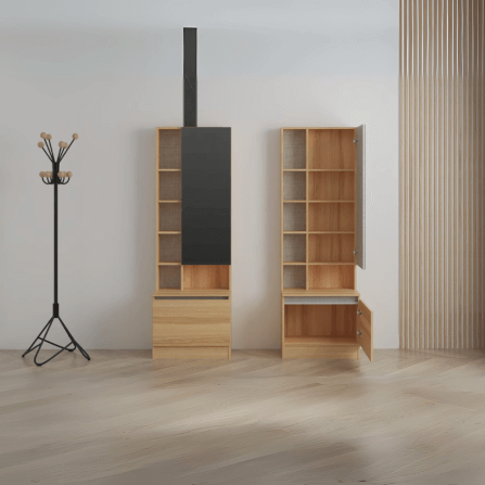 ชุดห้องนอน + ที่นอนสปริง 5 ฟุต WISDOM DESIGN FURNITURE รุ่น TENSHI สีไลท์ยีนส์/แอช_3