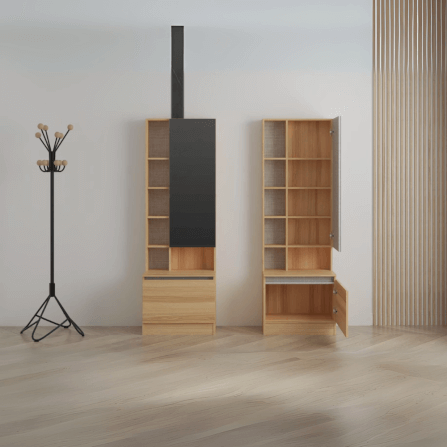 ชุดห้องนอน + ที่นอนสปริง 5 ฟุต WISDOM DESIGN FURNITURE รุ่น TENSHI 200 สีไลท์ยีนส์/แอช_3