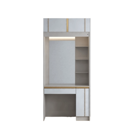 ชุดห้องนอน + ที่นอนสปริง 6 ฟุต WISDOM DESIGN FURNITURE รุ่น RACHEL160 สีขาว/ครีม_3