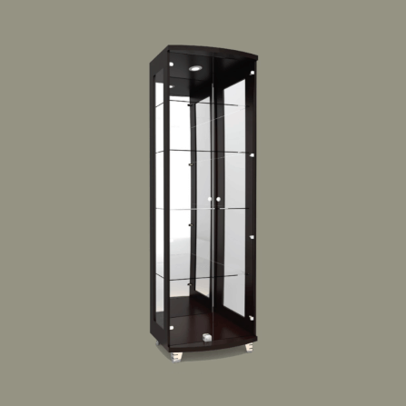 ตู้โชว์กระจก WISDOM DESIGN FURNITURE รุ่น CB-009 60 ซม. สีโอ๊ค_3