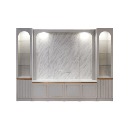 ตู้วางทีวี WISDOM DESIGN FURNITURE รุ่น MABEL 300 ซม. สีไลท์ยีนส์/ไวท์มาร์เบิ้ล_3