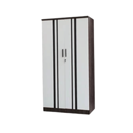 ชุดห้องนอน + ที่นอน PVC 3.5 ฟุต WISDOM DESIGN FURNITURE รุ่น SUPER SAVE สีแอชบราวน์/ขาว_3