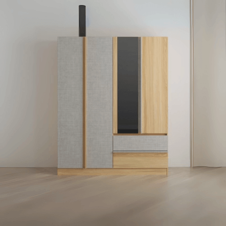 ชุดห้องนอน + ที่นอนสปริง 6 ฟุต WISDOM DESIGN FURNITURE รุ่น TENSHI สีไลท์ยีนส์/แอช_4