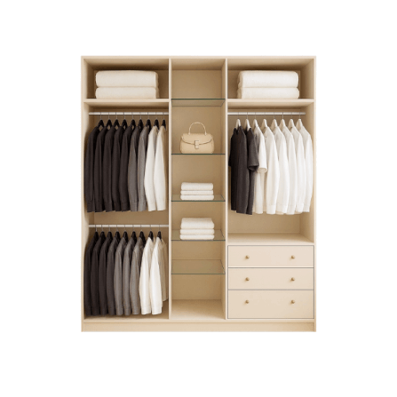 ชุดห้องนอน + ที่นอน PVC 6 ฟุต WISDOM DESIGN FURNITURE รุ่น SYDNEY สีเบจ/เทา_5