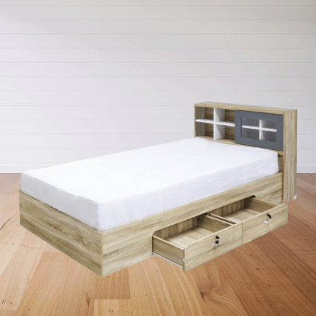 เตียง 3.5 ฟุต WISDOM DESIGN FURNITURE รุ่น DESIGN-D สีโซลิค_3
