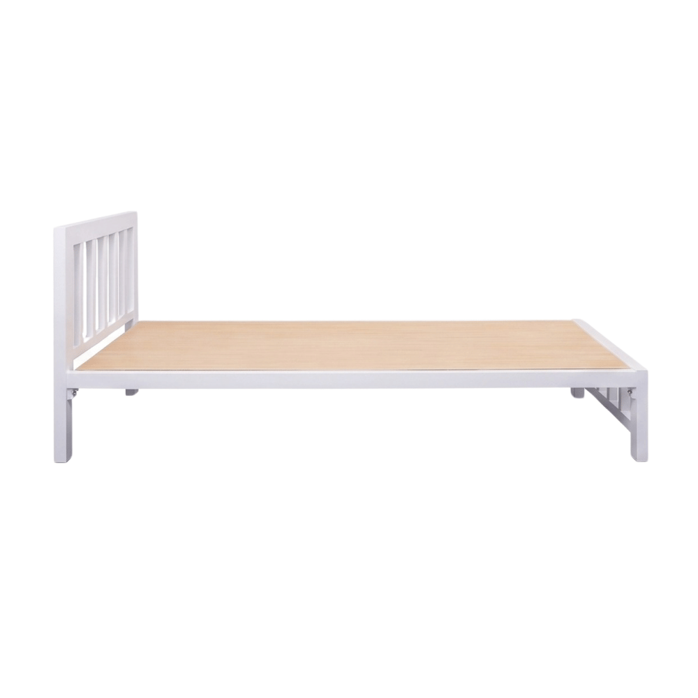 เตียงเหล็ก + ที่นอน PVC 3.5 ฟุต WISDOM DESIGN FURNITURE รุ่น VIENNA สีขาว_1