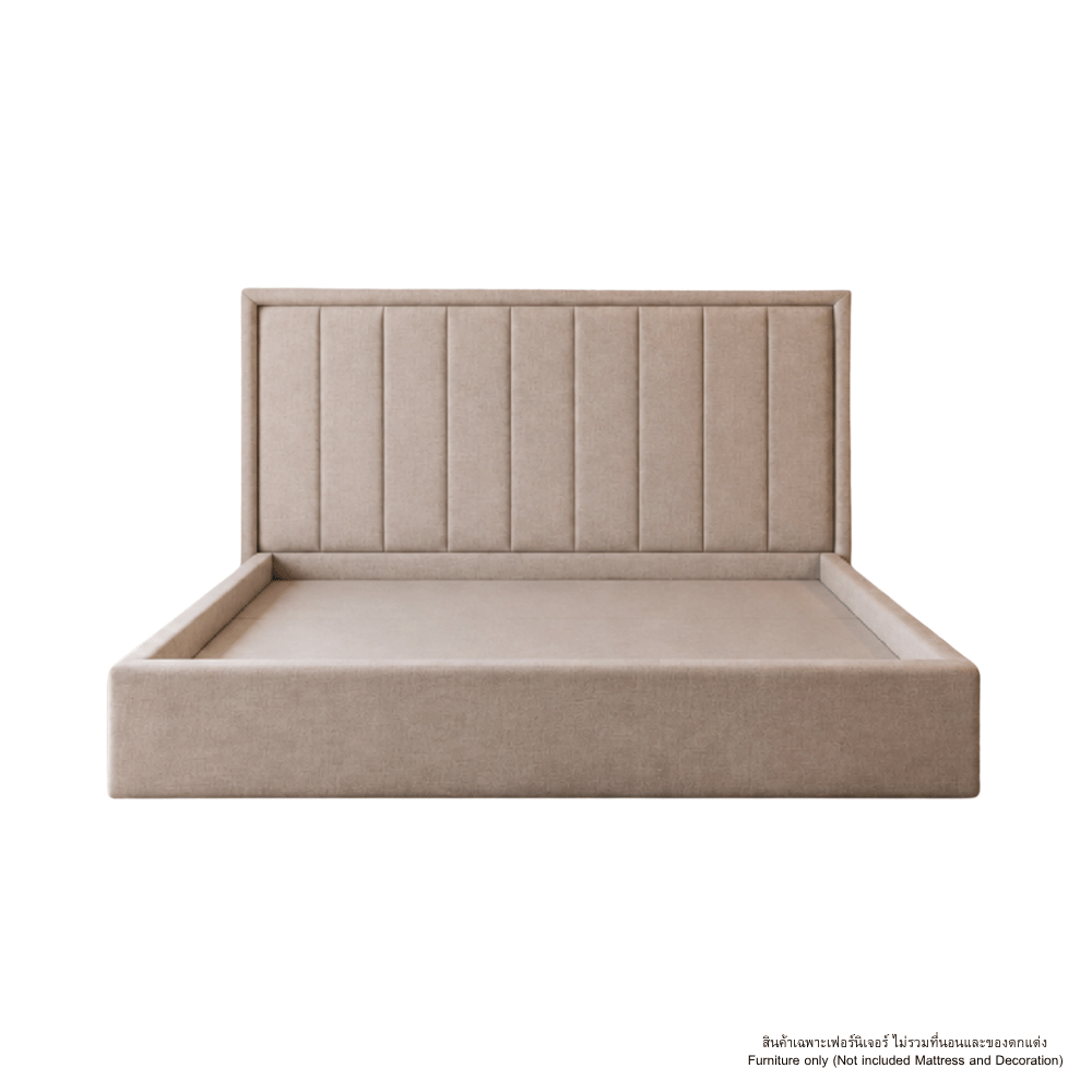 ฐานรองหัวเตียง 5 ฟุต WISDOM DESIGN FURNITURE รุ่น ROSETTA สีครีม_2