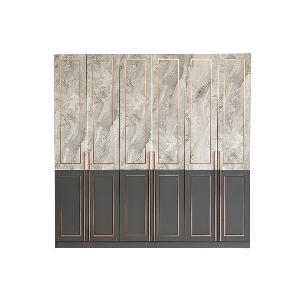 ชุดห้องนอน 6 ฟุต WISDOM DESIGN FURNITURE รุ่น MUNICH สีหินอ่อน_3