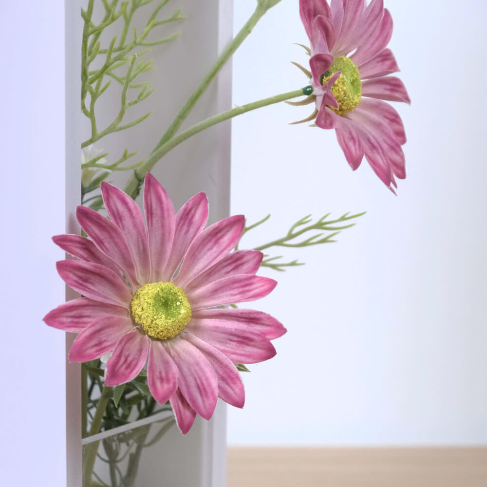 ดอกคริสแซนทีมั่มประดิษฐ์ ในแจกัน JGLORYFLOWER สีชมพู_1