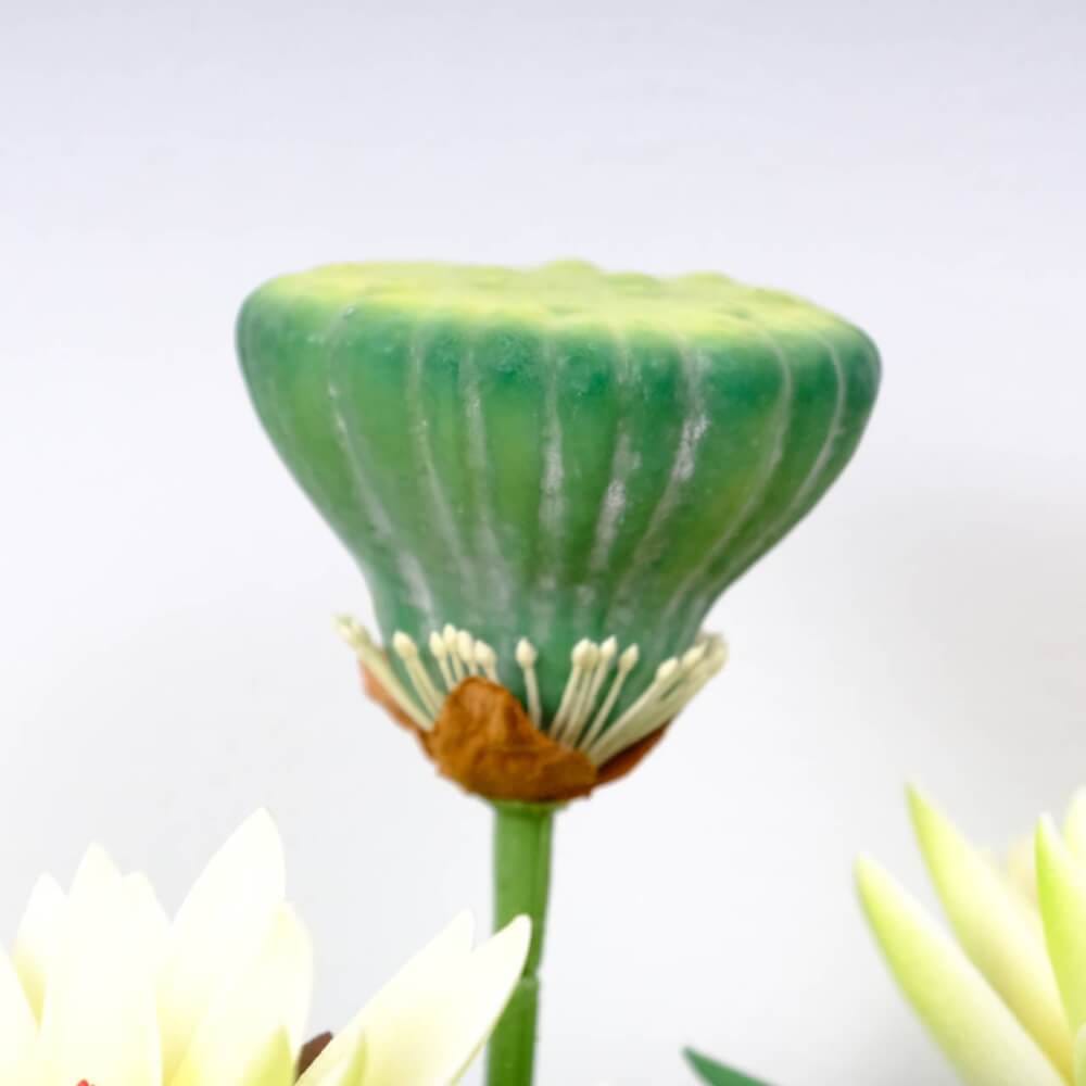 ดอกบัวสายประดิษฐ์ในแจกัน  JGLORYFLOWER  สีเหลือง