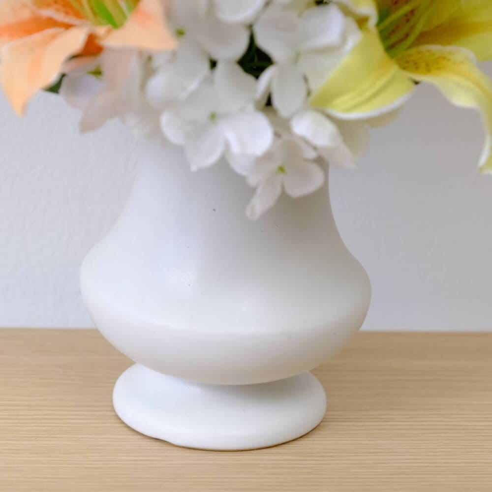 ดอกเยอบีร่าประดิษฐ์ผ้าในแจกัน  JGLORYFLOWER  สีเหลือง_5