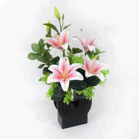 ดอกลิลลี่ประดิษฐ์ในแจกัน JGLORYFLOWER_0