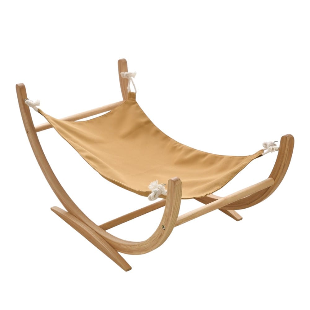 เปลนอนสัตว์เลี้ยง PRIMARY รุ่น SWING HAMMOCK 81X40X36 ซม. สีธรรมชาติ_2