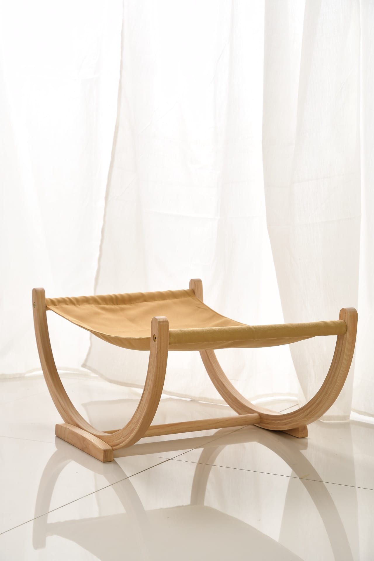 เปลนอนสัตว์เลี้ยง PRIMARY รุ่น CAT HAMMOCK 65X40X28 ซม. สีธรรมชาติ_2