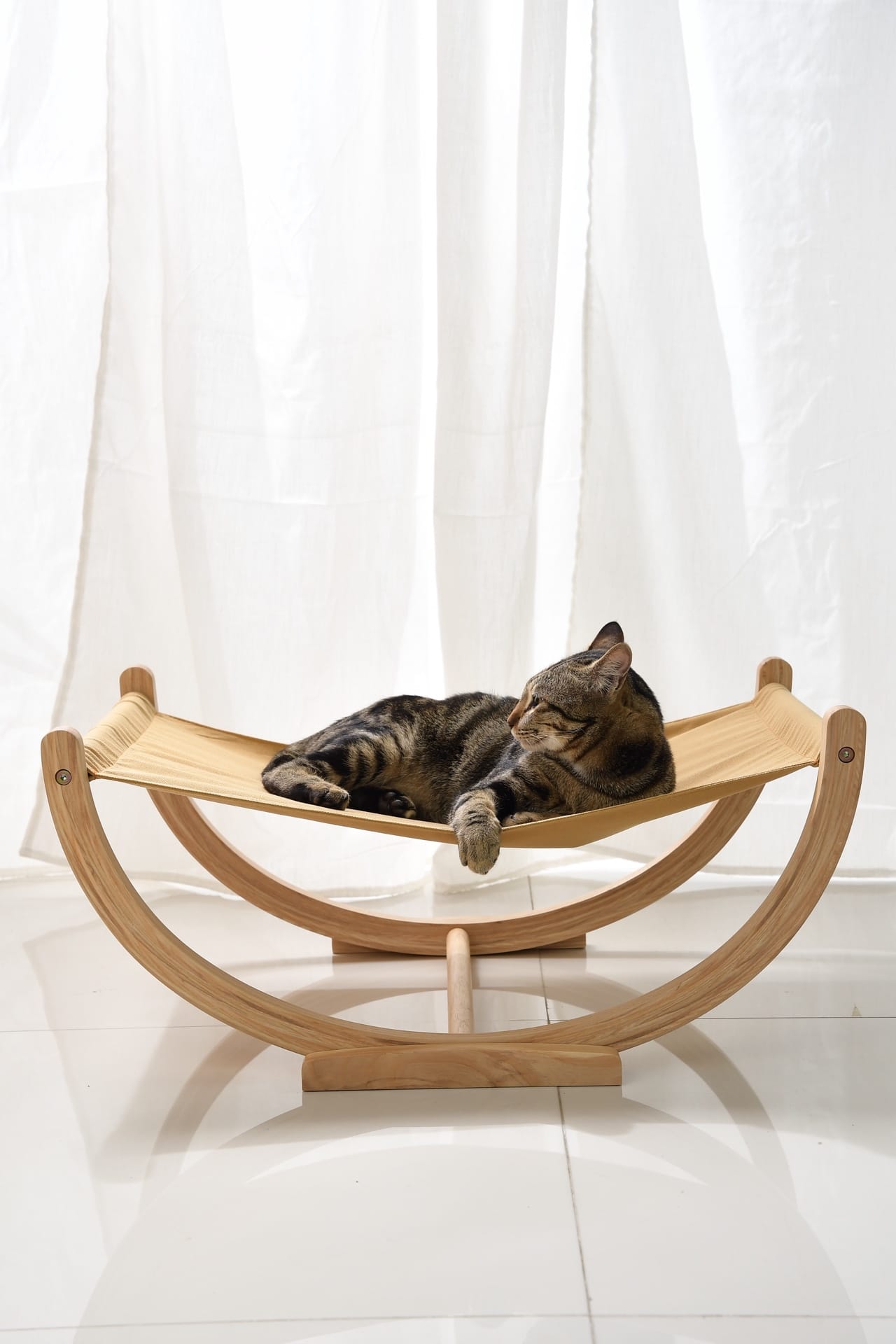 เปลนอนสัตว์เลี้ยง PRIMARY รุ่น CAT HAMMOCK 65X40X28 ซม. สีธรรมชาติ_3