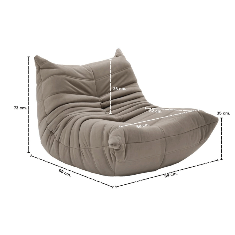 โซฟา STARA SOFT MUFFIN SOFA สีน้ำตาล จัดส่งแบบสูญญากาศ_4