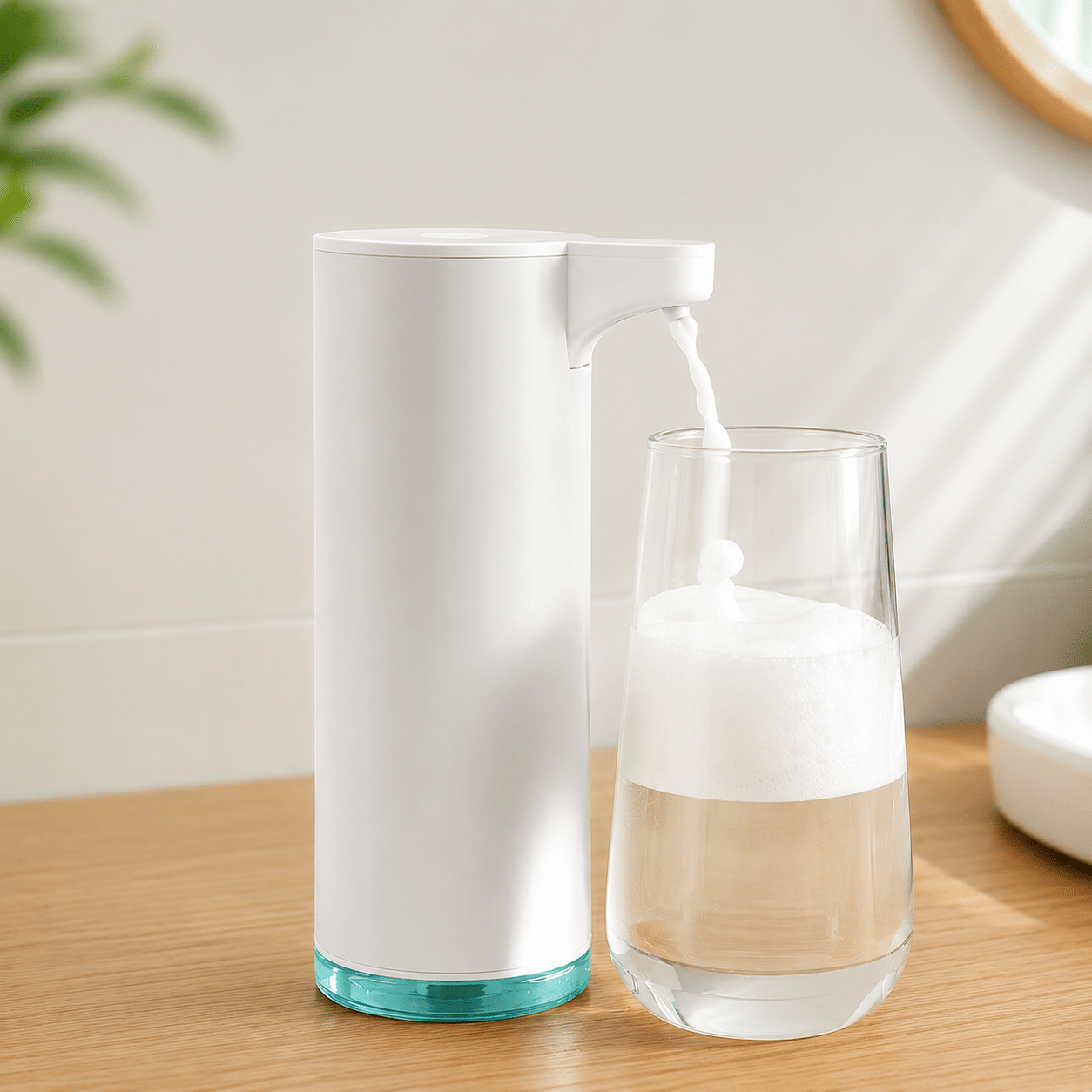 เครื่องจ่ายสบู่โฟมอัตโนมัติ STARA รุ่น AIRY WHITE ระบบเซนเซอร์ไว 0.25 วินาที กันน้ำ IPX5 ชาร์จไฟได้ ไม่ต้องสัมผัส_8