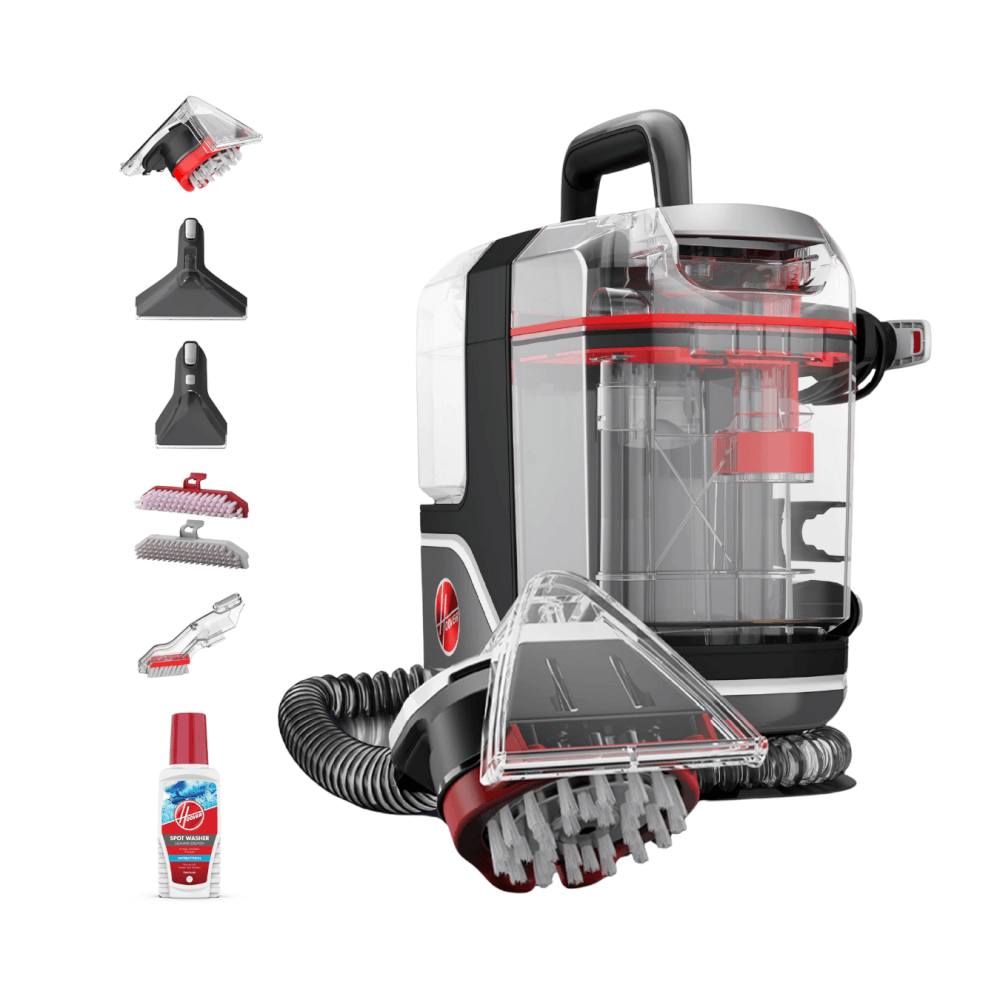 เครื่องขจัดคราบอเนกประสงค์ HOOVER SPOT CLEANER รุ่น CLEANSLATE XL (ทำความสะอาดพรมเบาะ) สีดำ/แดง_12