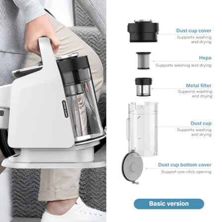 เครื่องตัดขนสัตว์เลี้ยง MC MISTER CLEAN PET PRO พร้อมถังเก็บขน 2 ลิตร มีหัวเปลี่ยนสำหรับทุกความต้องการ_4