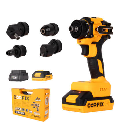ไขควงกระแทกไร้สาย COOFIX รุ่น CF-CID018 แบตเตอรี่ 20V มีหัวเปลี่ยน 4 หัว_0