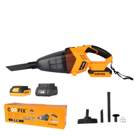 เครื่องดูดฝุ่นแบบมือจับ (พร้อมแบตเตอรี่) COOFIX รุ่น CF-CVC001 แบตเตอรี่ 20V_0