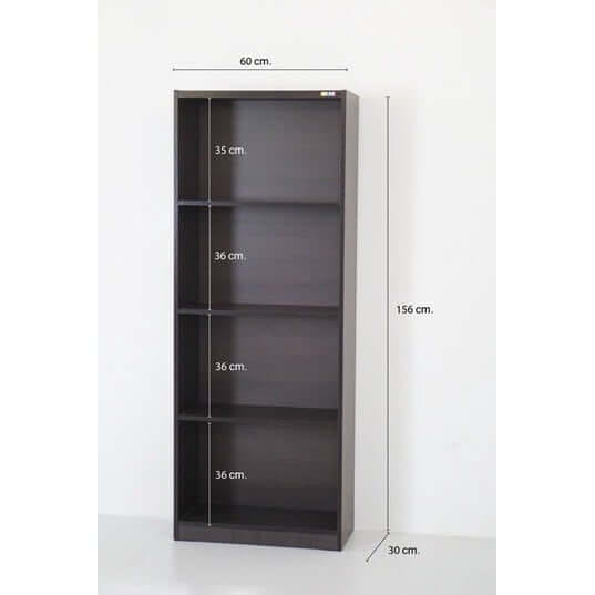ชั้นวางของทึบ 4 ชั้น PROSPACE FURNITURE KEEPER สีโซลิด_3