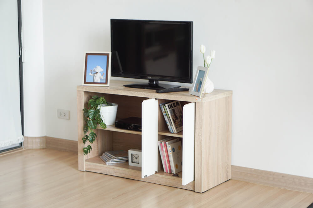 ตู้วางทีวี ชั้นวางทีวี เจสสิก้า PROSPACE FURNITURE สีโซลิด_5