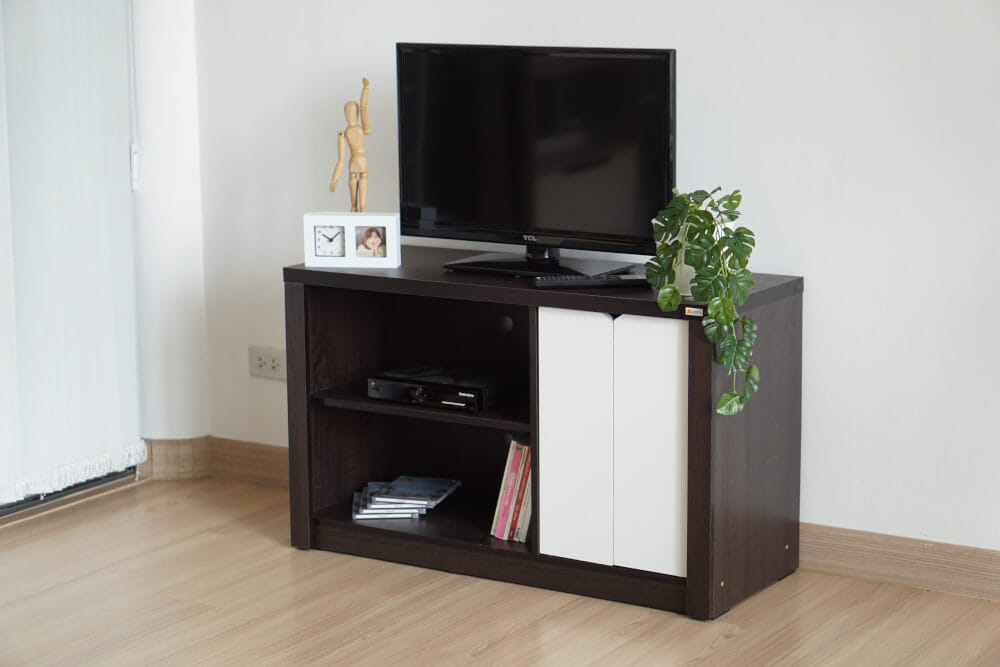 ตู้วางทีวี PROSPACE FURNITURE รุ่น JESSICA ขนาด 100X40X60 ซม. สีวอลนัท_6