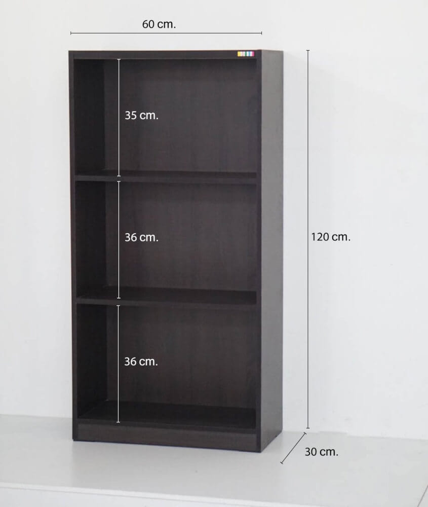 ชั้นวางของทึบ 3 ชั้น PROSPACE FURNITURE KEEPER สีขาว_9