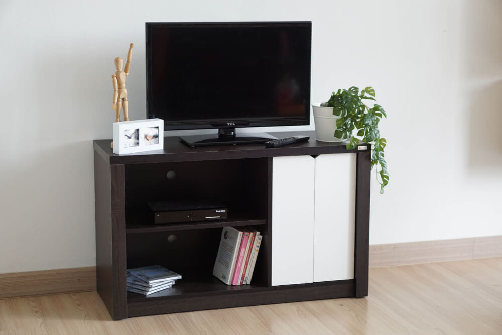 ตู้วางทีวี PROSPACE FURNITURE รุ่น JESSICA ขนาด 100X40X60 ซม. สีวอลนัท_12