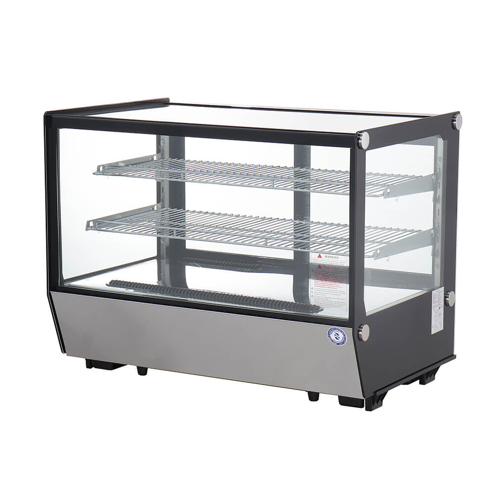 ตู้แช่เค้กเคาน์เตอร์ S-COOL รุ่น RTW-160L-5 กระจกทรงเหลี่ยม