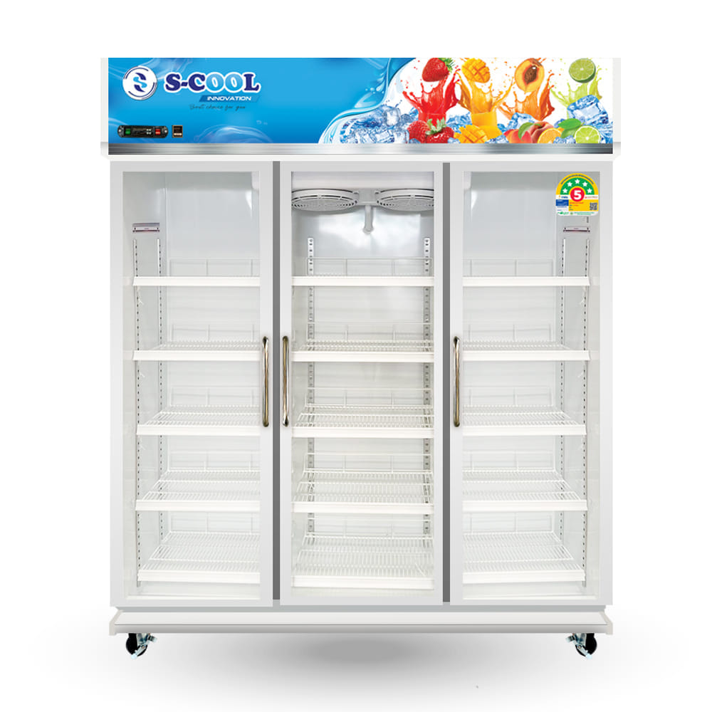 ตู้แช่เครื่องดื่ม 3 ประตู S-COOL SM-163C-V3 41.9คิว สีขาว (พรีออเดอร์ 7-10 วัน)_1