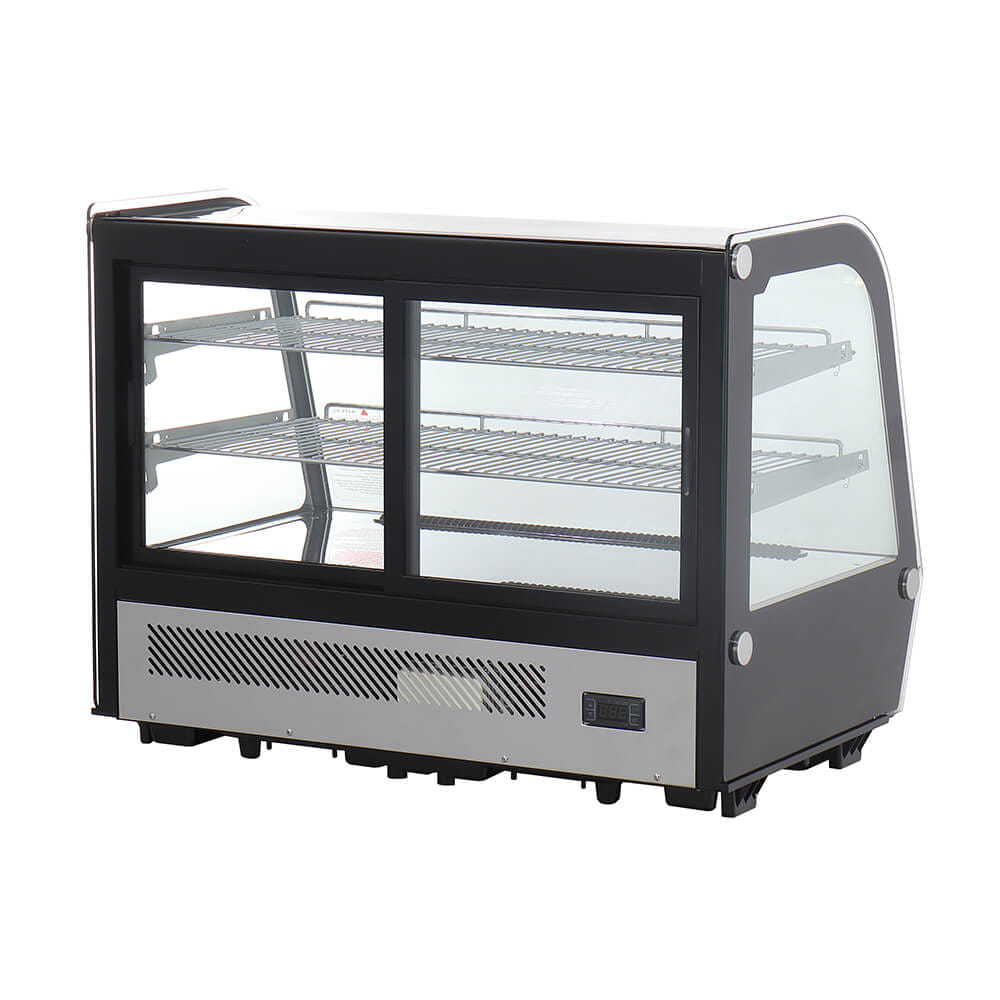 ตู้แช่เค้กเคาน์เตอร์ S-COOL รุ่น RTW-160L-4 กระจกทรงโค้ง_2