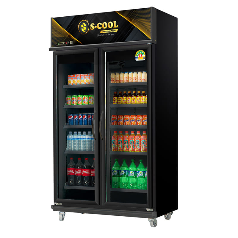 ตู้แช่เครื่องดื่ม 2 ประตู S-COOL SM-HA112C-V4-BB 27.6คิว สีดำ (พรีออเดอร์ 7-10 วัน)_4