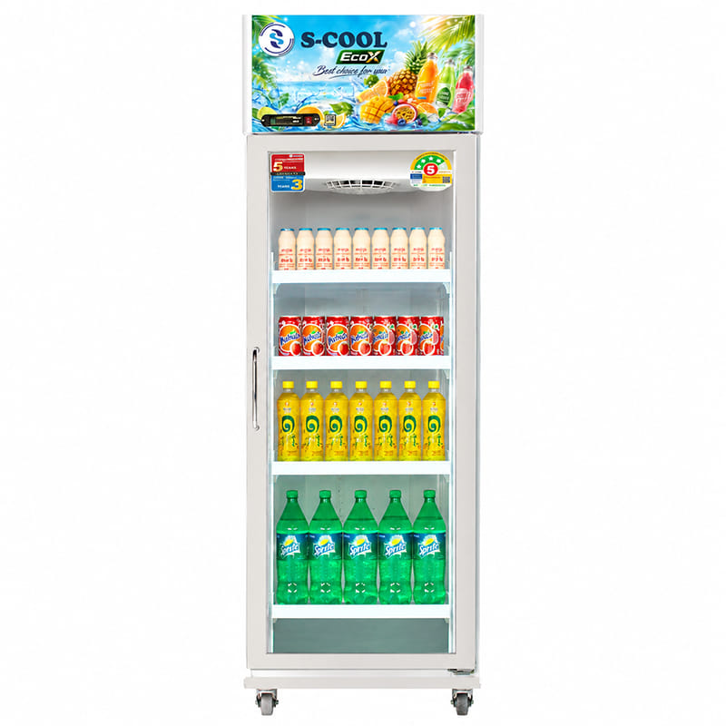ตู้แช่เครื่องดื่ม 1 ประตู S-COOL SS-61-V1 10.5คิว สีขาว (พรีออเดอร์ 7-10 วัน)_1
