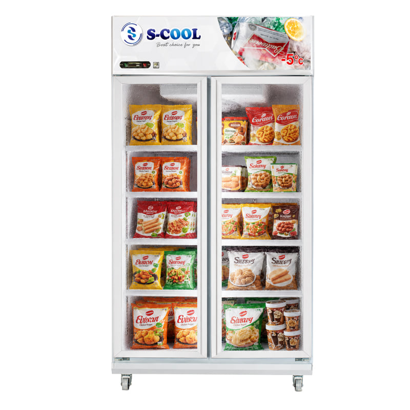 ตู้แช่เครื่องดื่ม 2 ประตู S-COOL SM112C (-5) 27.6 คิว สีขาว (พรีออเดอร์ 7-10 วัน)_4