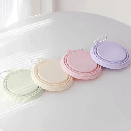 ชามซิลิโคนพับได้ PETTO BONNYS 350 มล. สีเหลือง พกพาได้_2