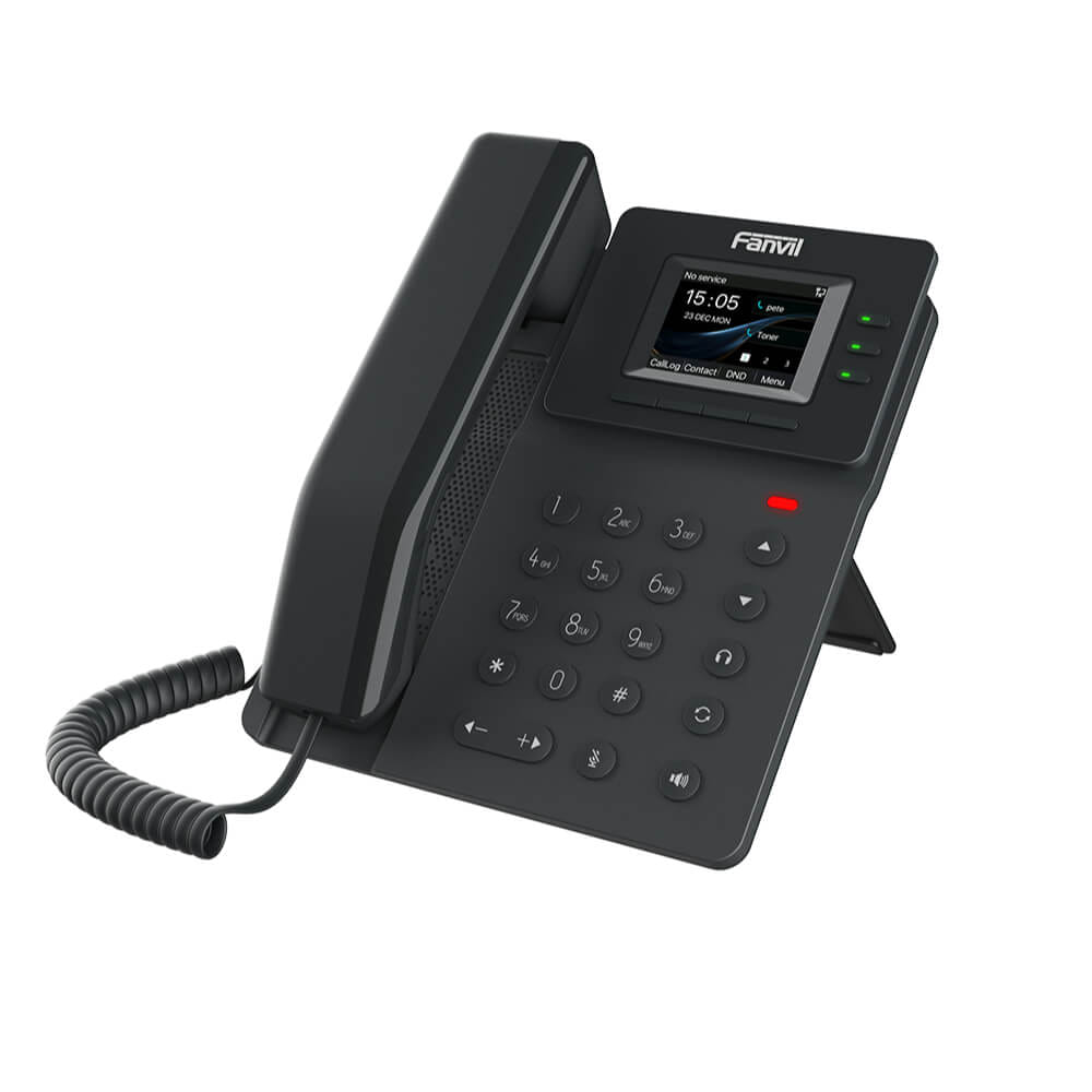 โทรศัพท์สำนักงาน FANVIL FNV-V60P สีดำ (BASIC-LEVEL IP PHONE)_0