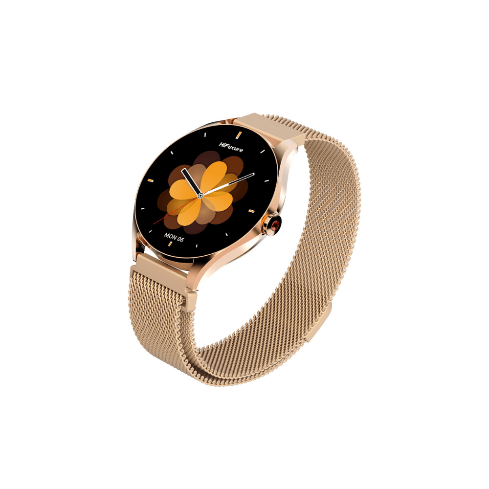 สมาร์ทวอทช์ HIFUTURE AURA 2 หน้าจอ AMOLED 1.32 นิ้ว สี GOLD