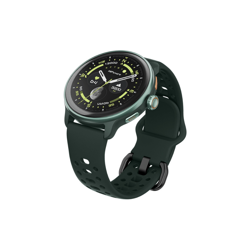 สมาร์ทวอทช์ HIFUTURE VELA มีฟีเจอร์ AI หน้าจอ AMOLED 1.43 นิ้ว สี DARK GREEN