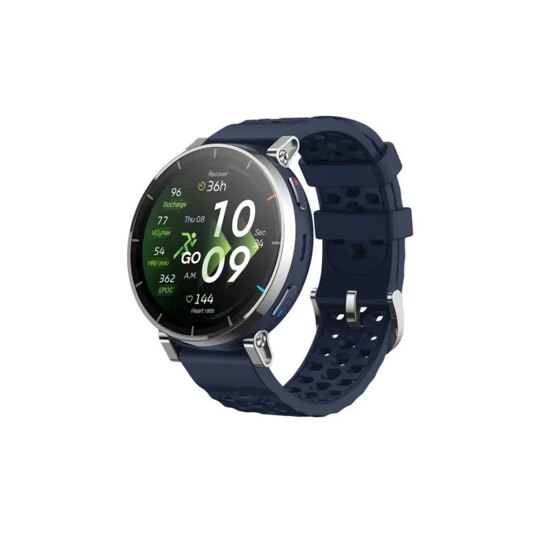 สมาร์ทวอทช์ AMAZFIT ACTIVE 3 PREMIUM หน้าจอ 1.32" AMOLED สี ATLAS BLUE