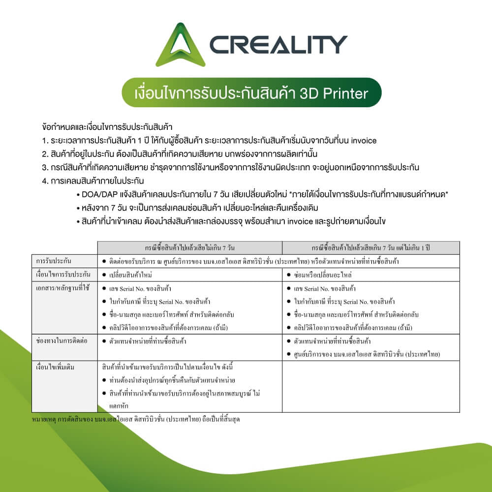 เครื่องพิมพ์ 3 มิติ (FDM) CREALITY ENDER3 V3 KE