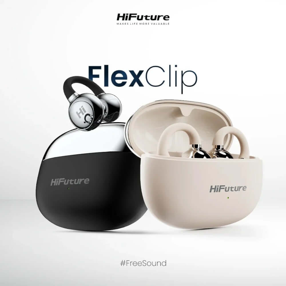 หูฟังไร้สาย HIFUTURE FLEXCLIP สี CHAMPAGNE GOLD