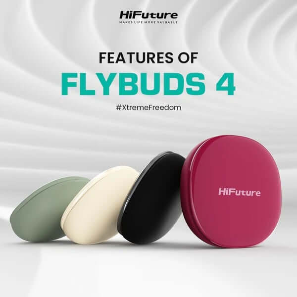 หูฟังไร้สาย HIFUTURE FLYBUDS 4 สี LATTE_1