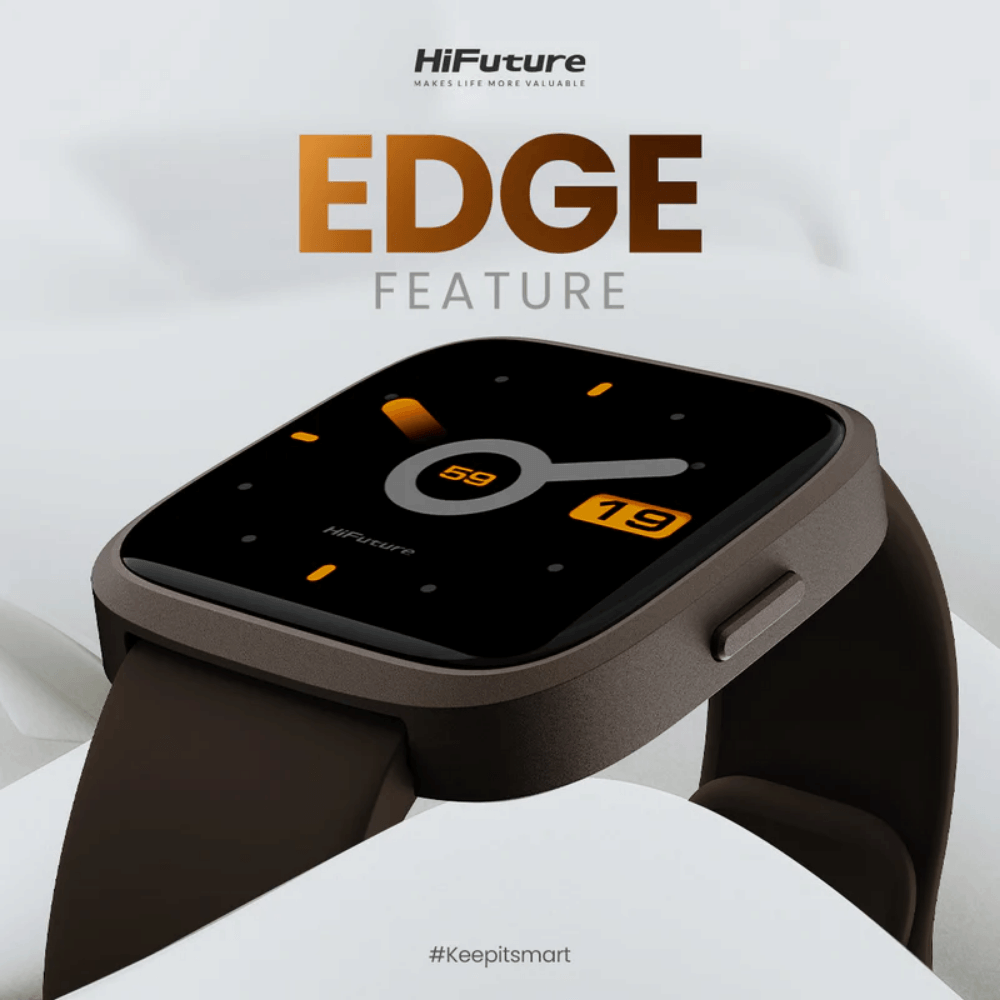 สมาร์ทวอทช์ HIFUTURE EDGE หน้าจอ IPS 1.72 นิ้ว สีดำ