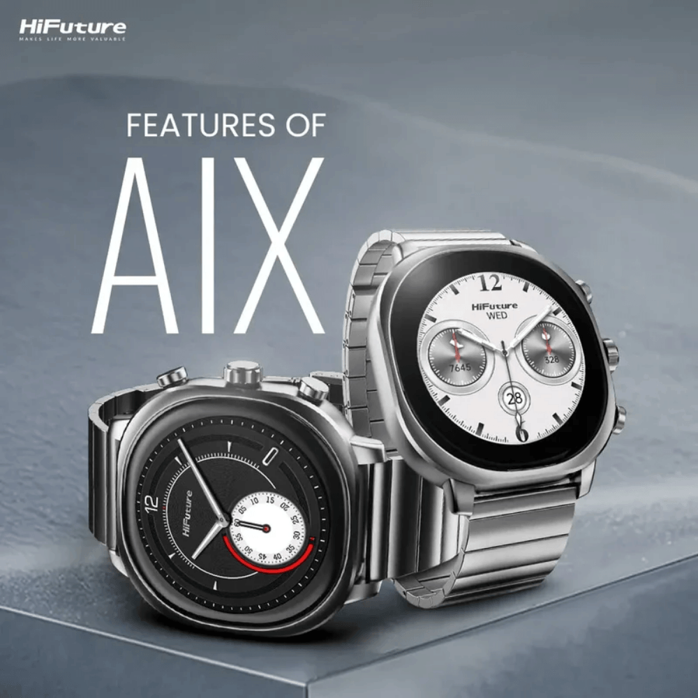 สมาร์ทวอทช์ HIFUTURE AIX มีฟีเจอร์ AI หน้าจอ AMOLED 1.43 นิ้ว สีดำ