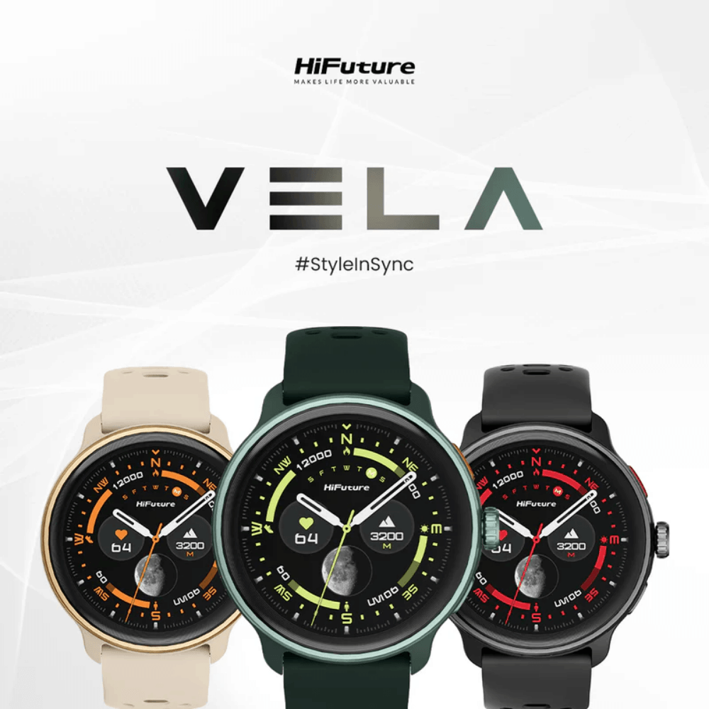 สมาร์ทวอทช์ HIFUTURE VELA มีฟีเจอร์ AI หน้าจอ AMOLED 1.43 นิ้ว สี DARK GREEN